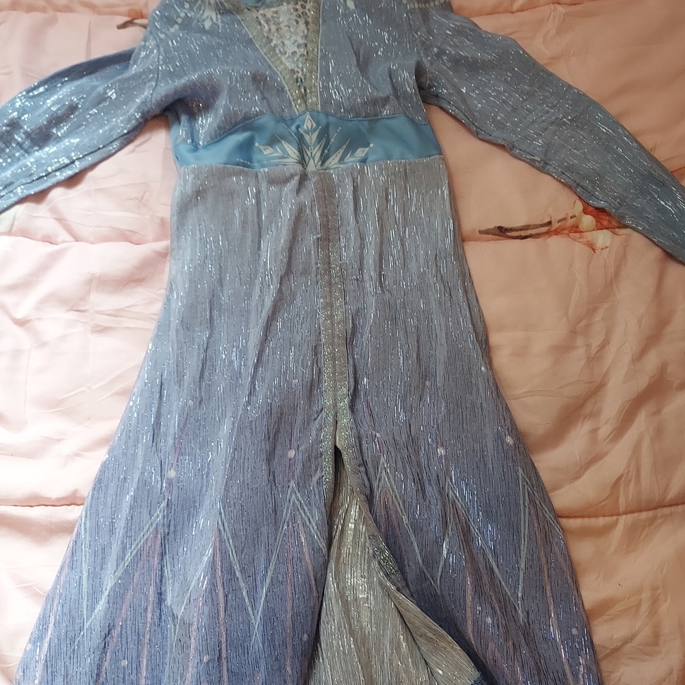 Elsa Kids Frozen2 Blue Costume Dress